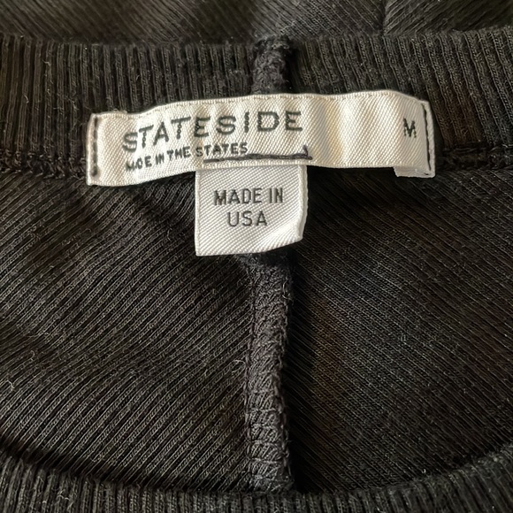 Stateside 2X1 Rib High-Neck Tank in Black - Picture 7 of 7